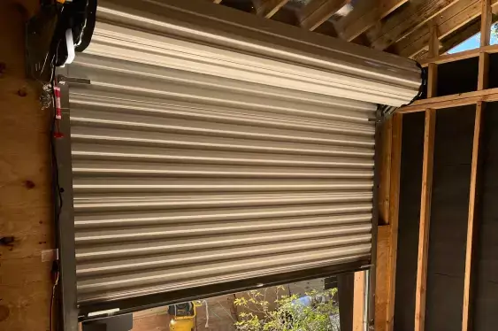 Completed garage door project