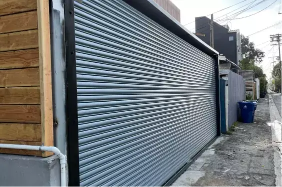 Completed garage door project